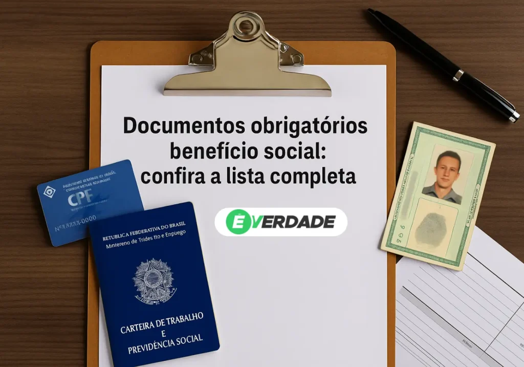 Documentos obrigatórios benefício social: Confira a lista completa - É Verdade