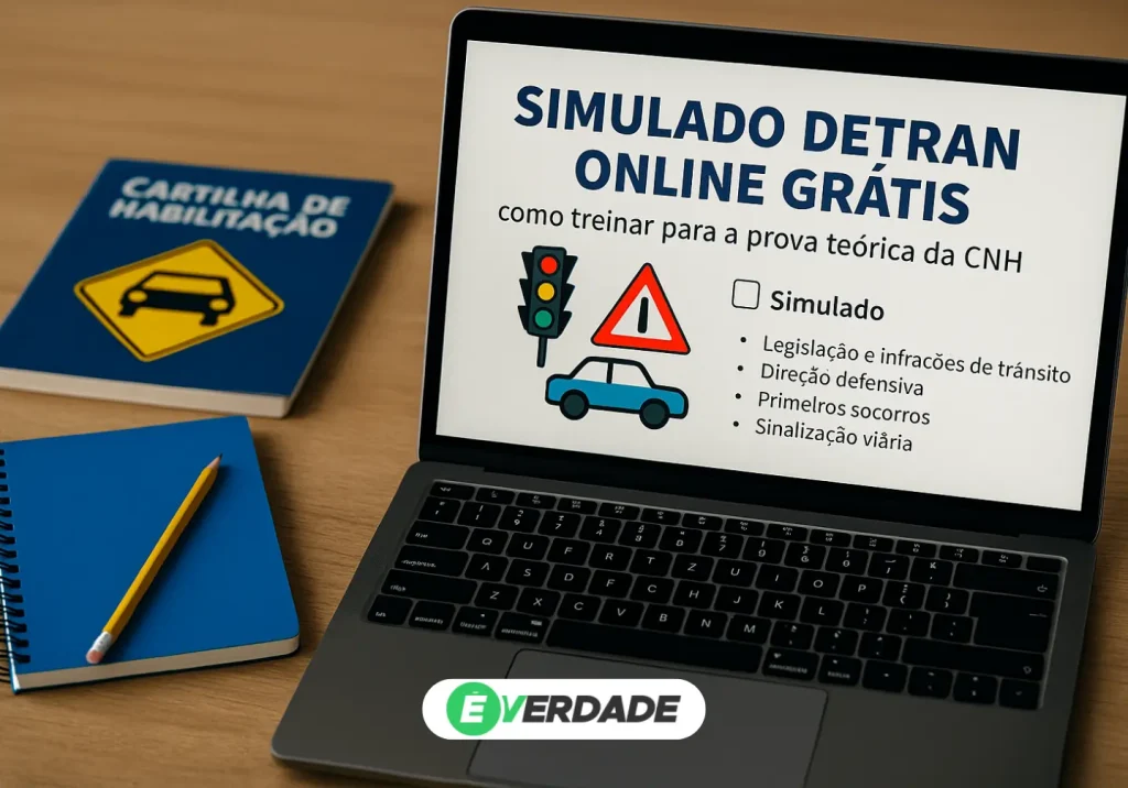 Simulado Detran online grátis: Treinar para a prova teórica da CNH - É Verdade