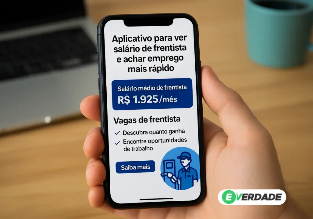 Aplicativo para ver salário de frentista e achar emprego mais rápido - É Verdade