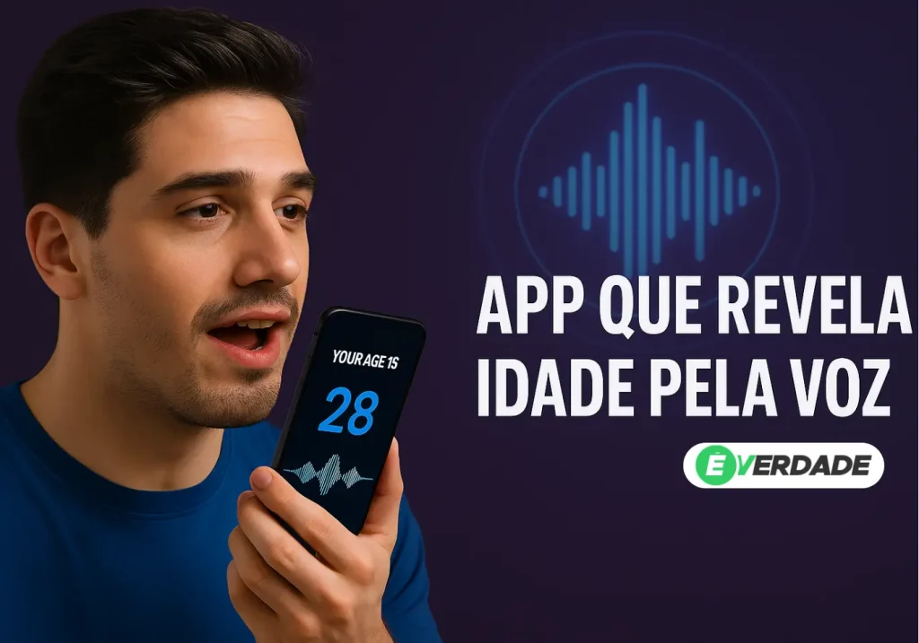 App que revela idade pela voz: Nova febre entre influenciadores - É Verdade