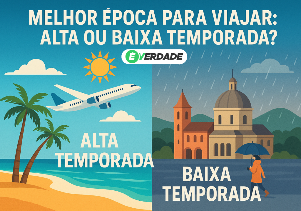Melhor época para viajar: alta ou baixa temporada? - É Verdade