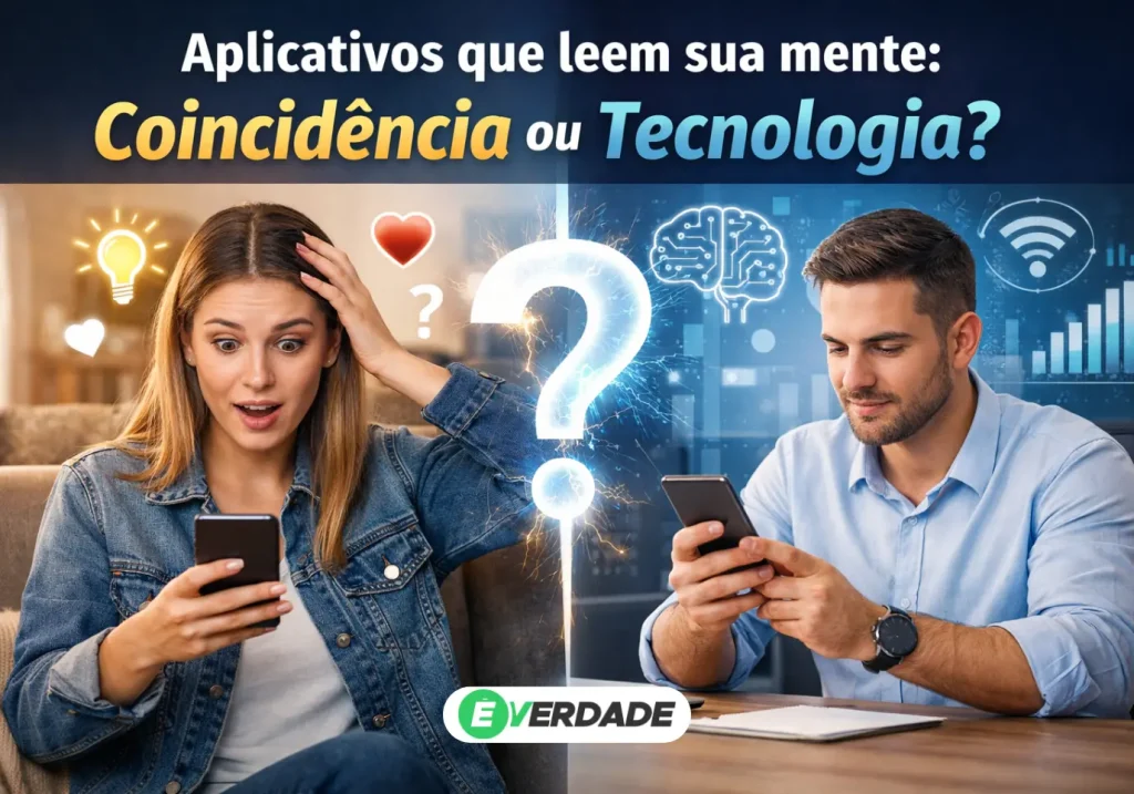 Aplicativos que leem sua mente: coincidência ou tecnologia? - É Verdade